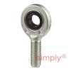 SKF SA15ES Right Hand Steel / Steel Plain Male Rod End M14 Thread