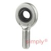 SKF SA17ES Right Hand Steel / Steel Plain Male Rod End M16 Thread