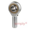 SKF SAKAC18M Right Hand Steel / Bronze Lined Plain Male Rod End M18x1.5 Thread
