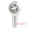 SKF SAKAC20M Right Hand Steel / Bronze Lined Plain Male Rod End M20x1.5 Thread