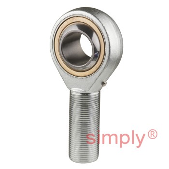 SKF SAKAC30M Right Hand Steel / Bronze Lined Plain Male Rod End M30x2 Thread