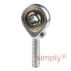 SKF SAKAC6M Right Hand Steel / Bronze Lined Plain Male Rod End M6 Thread