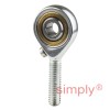 SKF SAKAC6M Right Hand Steel / Bronze Lined Plain Male Rod End M6 Thread