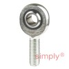 SKF SAKB12F Right Hand Steel / PTFE FRP Lined Plain Male Rod End M12 Thread