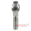 SKF SAKB14F Right Hand Steel / PTFE FRP Lined Plain Male Rod End M14 Thread