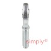 SKF SAL8C Left Hand Steel / PTFE Sintered Bronze Lined Plain Male Rod End M8 Thread