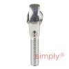 SKF SALKAC8M Left Hand Steel / Bronze Lined Plain Male Rod End M8 Thread