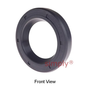 0.37x0.75x0.37 inch Nitrile Rubber Single Lip Rotary Shaft Oil Seal with Garter Spring R21 / SC Style