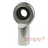 SKF SI15ES Right Hand Steel / Steel Plain Female Rod End M14 Thread