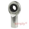 SKF SI15ES Right Hand Steel / Steel Plain Female Rod End M14 Thread