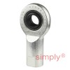 SKF SI17ES Right Hand Steel / Steel Plain Female Rod End M16 Thread