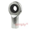SKF SI20ES Right Hand Steel / Steel Plain Female Rod End M20x1.5 Thread
