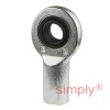 SKF SI20ES Right Hand Steel / Steel Plain Female Rod End M20x1.5 Thread