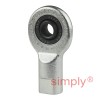 SKF SI6E Right Hand Steel / Steel Plain Female Rod End M6 Thread