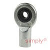 SKF SI6E Right Hand Steel / Steel Plain Female Rod End M6 Thread