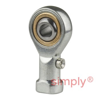 SKF SIKAC6M Right Hand Steel / Bronze Lined Plain Female Rod End M6 Thread