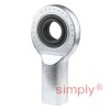 SKF SIL20ES Left Hand Steel / Steel Plain Female Rod End M20x1.5 Thread