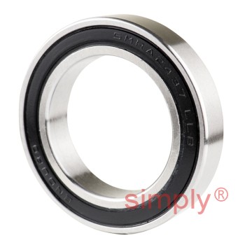 ENDURO SMRA2437LLB Stainless Steel Angular Contact Ball Bearing with Low Friction Seals 24x37x7mm