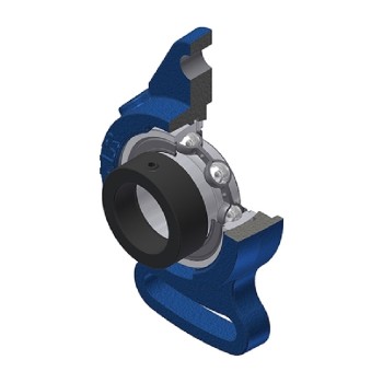 SNR ESFAE204 Metric Cast Iron Adjustable Flange Unit with Eccentric Collar Insert 20mm Bore - Allow 2-3 Days