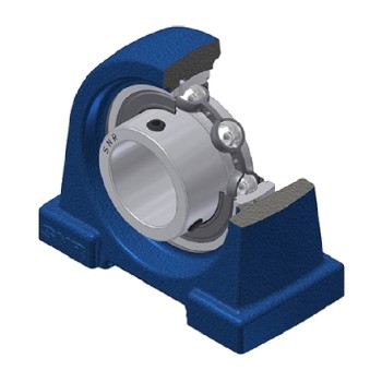 SNR USPA201 Threaded Base Small Footprint Metric Pillow / Plummer Block Housing Supplied with 12mm Bore Insert - Allow 2-3 Days