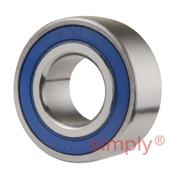 Budget SS32052RS Rubber Sealed Double Row Angular Contact Ball Bearing 25x52x20.6mm