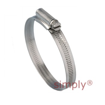 LR022SS Light Range 304 Stainless Steel Jubilee Clip Adjustment Range 12mm-22mm Band Width 9.9mm