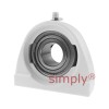 SSBPAPL206 Metric Thermo Plastic Threaded Base Small Footprint Pillow / Plummer Block Housing with 30mm Bore Stainless Insert