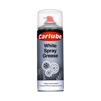 Carlube White Grease (with PTFE) Aerosol Spray 400ml