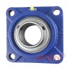 SNR UCF210 Metric Four Bolt Square Cast Iron Flange Housing with 50mm Bore Insert