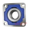 SNR UCF210 Metric Four Bolt Square Cast Iron Flange Housing with 50mm Bore Insert