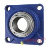 SNR UCF211 Metric Four Bolt Square Cast Iron Flange Housing with 55mm Bore Insert