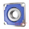 SNR UCF212 Metric Four Bolt Square Cast Iron Flange Housing with 60mm Bore Insert