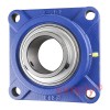 SNR UCF213 Metric Four Bolt Square Cast Iron Flange Housing with 65mm Bore Insert