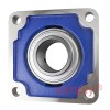 SNR UCF213 Metric Four Bolt Square Cast Iron Flange Housing with 65mm Bore Insert
