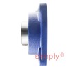 SNR UCF215 Metric Four Bolt Square Cast Iron Flange Housing with 75mm Bore Insert - Allow 2-3 Days