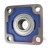 SNR UCF308 Metric Four Bolt Square Cast Iron Flange Housing with 40mm Bore Insert