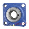 SNR UCF310 Metric Four Bolt Square Cast Iron Flange Housing with 50mm Bore Insert