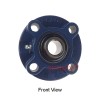 UCFC204 Metric Four Bolt Cast Iron Round Flanged Housing with 20mm Insert