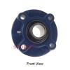 UCFC206 Metric Four Bolt Cast Iron Round Flanged Housing with 30mm Insert