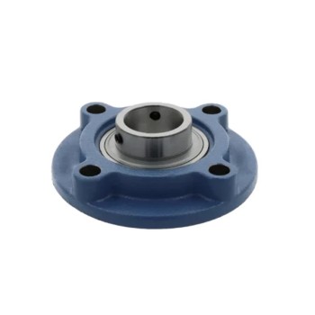 Challenge / FK UCFC204 Metric Cast Iron Four Bolt Round Flanged Housing with 20mm Bore 100mm Outside Dia and Triple Lip Seal Ideal for Agricultural and Outdoor Use