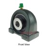 UCPA201-8 Threaded Base Small Footprint Metric Pillow / Plummer Block Housing Supplied with 1/2 inch Bore Insert