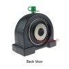 UCPA201 Threaded Base Small Footprint Metric Pillow / Plummer Block Housing Supplied with 12mm Bore Insert