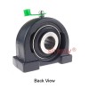 UCPA202 Threaded Base Small Footprint Metric Pillow / Plummer Block Housing Supplied with 15mm Bore Insert