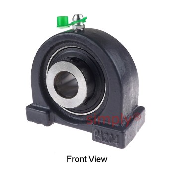 UCPA202 Threaded Base Small Footprint Metric Pillow / Plummer Block Housing Supplied with 15mm Bore Insert