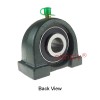 UCPA203 Threaded Base Small Footprint Metric Pillow / Plummer Block Housing Supplied with 17mm Bore Insert