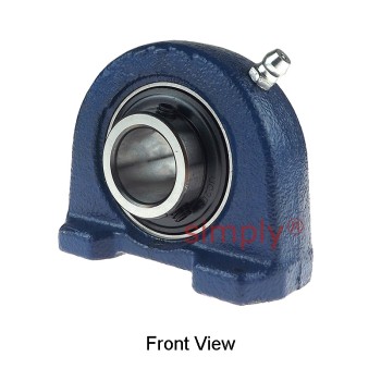 UCPA204 Threaded Base Small Footprint Metric Pillow / Plummer Block Housing Supplied with 20mm Bore Insert