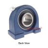 UCPA206 Threaded Base Small Footprint Metric Pillow / Plummer Block Housing Supplied with 30mm Bore Insert