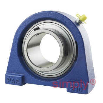 SNR UCPAE210 Threaded Base Small Footprint Metric Pillow / Plummer Block Housing Supplied with 50mm Bore Insert