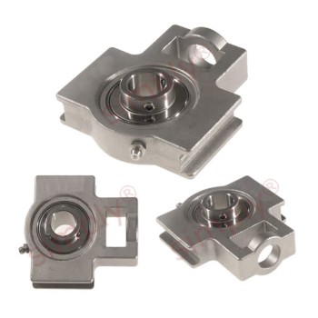 SSUCT201 Metric Stainless Steel Take Up Unit Housing with 12mm Bore Stainless Insert