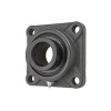 NTN UELF212D1W3 Metric Four Bolt Square Cast Iron Flange Housing with 60mm Bore Eccentric Collar Insert - Allow 2-3 Days
